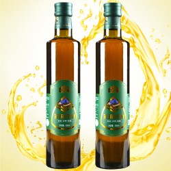 內蒙古產地純天然冷榨亞麻籽油 蒙谷香亞麻籽油 500ml