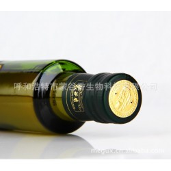 廠家直供內蒙古冷榨亞麻籽油 蒙谷香脫蠟亞麻油500ml亞麻酸含量高