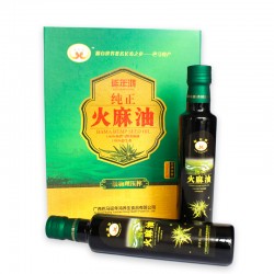 巴馬純正火麻油廠家批發高端養生食用油送禮佳品中秋禮品