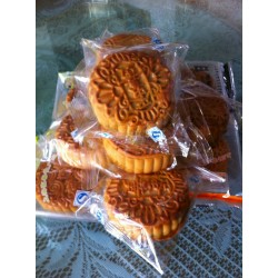 廣式單個(gè)月餅批發(fā) 100g廣式月餅散裝 一箱60個(gè) 上海12年月餅老廠