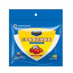 三文魚番茄蝴蝶面 袋裝 爽滑可口 小孩愛吃的三文魚番茄蝴蝶面