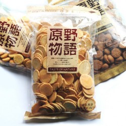經典懷舊零食 原野物語小丸燒 蛋之果 雞蛋味小煎餅200g 24包/箱