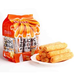 臺灣進口北田蒟蒻糙米卷蛋黃/卵黃 海苔牛奶芝士巧克力味12包/箱