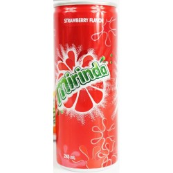 泰國進(jìn)口 百事可樂 美年達(dá)草莓味飲料 罐裝 245ml*24聽/件