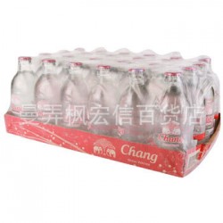 泰國進(jìn)口 大象牌蘇打水 無糖蘇打水 24瓶/箱 批發(fā)