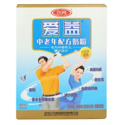 特價中老年配方奶粉 400g袋裝 專為中老年設計三元愛益奶粉