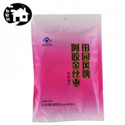 田園風保健品級阿膠金絲棗 散裝300g/袋 蜜餞批發零售