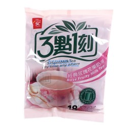 奶茶臺灣進口食品批發 3點1刻經典玫瑰花果奶茶 三點一刻奶茶360g