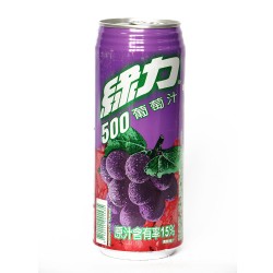 味丹 綠力500葡萄汁 健康綠色好喝
