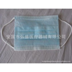 新鄉(xiāng)市華康加厚型一次性三層無紡布口罩 防塵口罩 醫(yī)用口罩 鐵絲