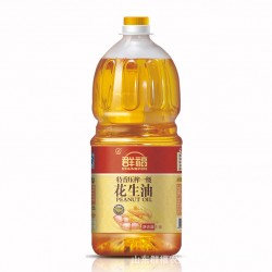 群福1.8L*6 特香壓榨花生油 優質食用油 花生油 家庭必備好油