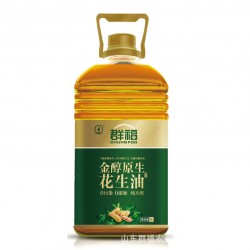 花生油特價批發 廠家供應優質食用油 群福5L*4 金醇原生花生油