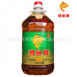 鯉魚(yú)牌 非轉(zhuǎn)基因菜籽油5L*4/件  廠家直銷 正品保證