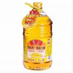 魯花花生油5.436L  魯花5S壓榨一級(jí)花生油 多省包郵全國(guó)促銷